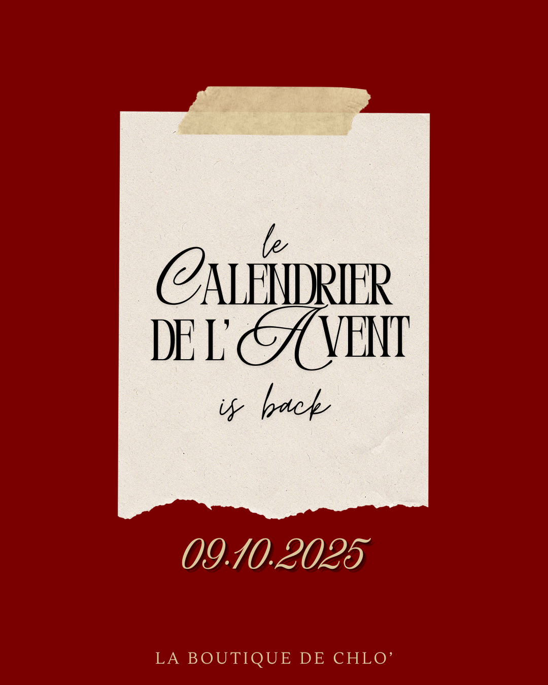 CALENDRIER