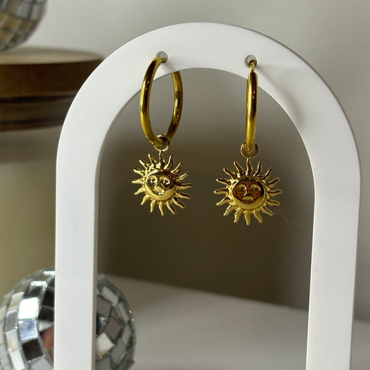 Boucles d’oreilles Soleil