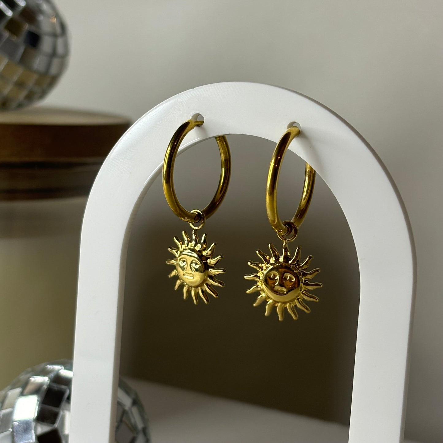 Boucles d’oreilles Soleil